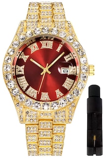 Foto 1 | Reloj Hunruy Hip Hop Iced-out Bling Diamond Luxury Para Hombre - Venta Internacional.