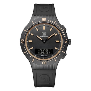 Foto 1 | Reloj Glock Precision Para Hombre, Caja De Acero Negro Y Correa Marrón - Venta Internacional.