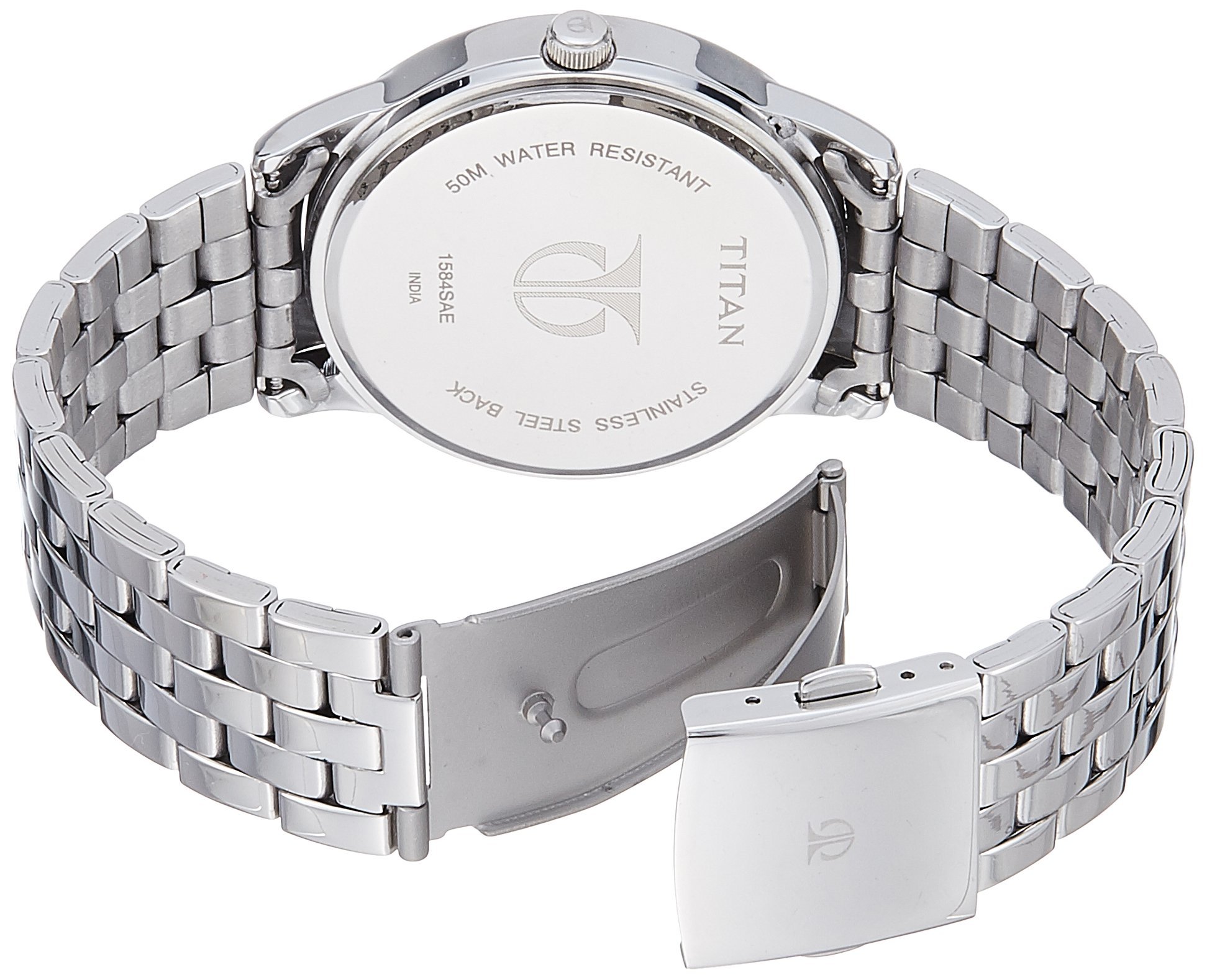 Foto 3 pulgar | Reloj Titan Neo Nm1584sm03/nn1584sm03 Con Esfera Plateada Para Hombre - Venta Internacional.