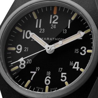 Foto 2 | Reloj Marathon De Cuarzo De Uso General De 34 Mm Negro Con Nailon St - Venta Internacional.