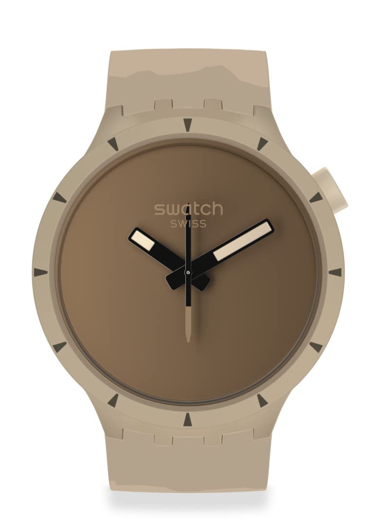 Reloj Swatch Big Bold Bioceramic Desert Unisex Sb03c101 47 Mm - Venta Internacional.
