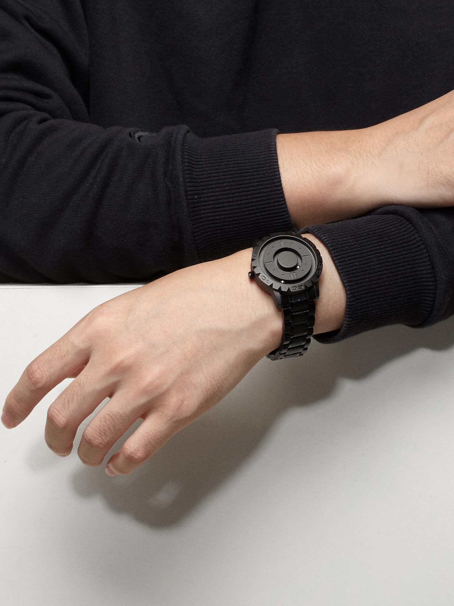 Foto 3 pulgar | Reloj Eutour Magnetic 3d Pvd De Cuarzo Suizo Impermeable Para Hombre - Venta Internacional.