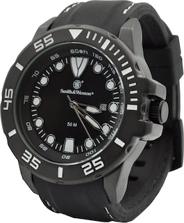 Foto 1 | Reloj Smith & Wesson Scout Con Correa De Caucho De 48 Mm Para Hombre - Venta Internacional.