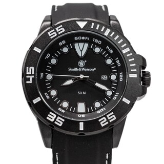 Foto 2 | Reloj Smith & Wesson Scout Con Correa De Caucho De 48 Mm Para Hombre - Venta Internacional.