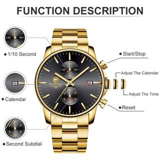 Foto 3 | Reloj Golden Hour para Hombre - Venta Internacional