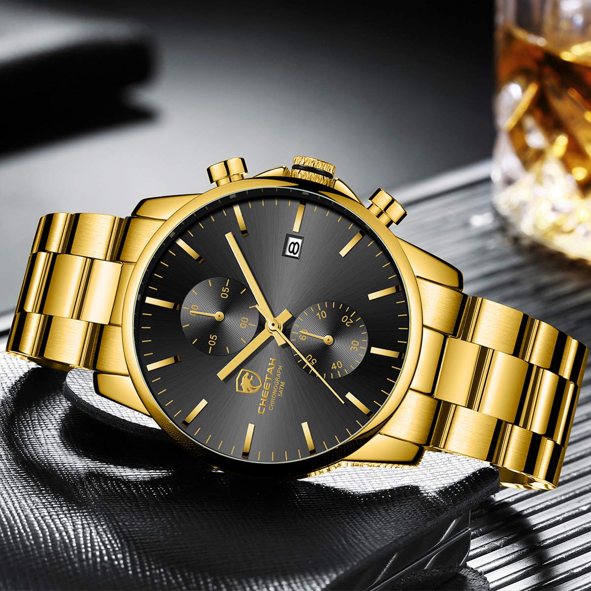 Foto 5 pulgar | Reloj Golden Hour para Hombre - Venta Internacional
