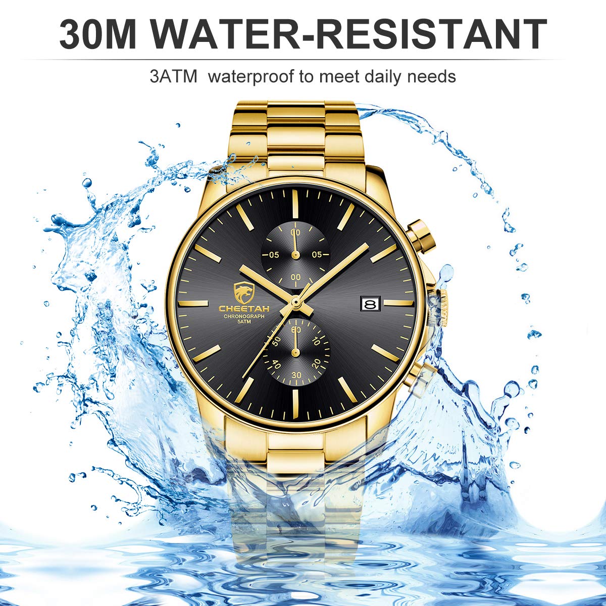 Foto 6 pulgar | Reloj Golden Hour para Hombre - Venta Internacional