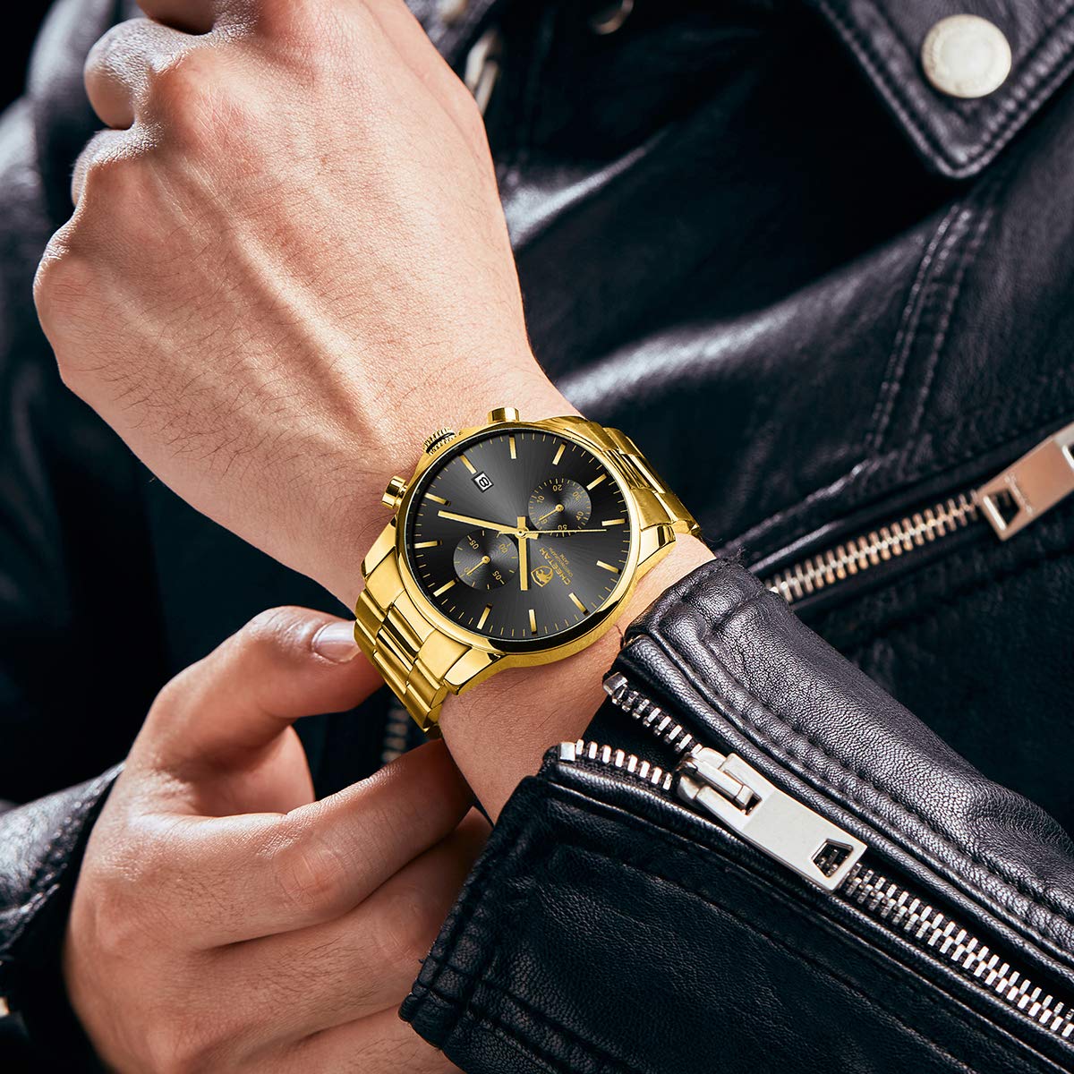 Foto 8 pulgar | Reloj Golden Hour para Hombre - Venta Internacional
