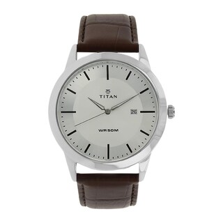 Foto 1 | Reloj Titan Otoño-invierno 19 Con Esfera Analógica Plateada Para Hombre - Venta Internacional.