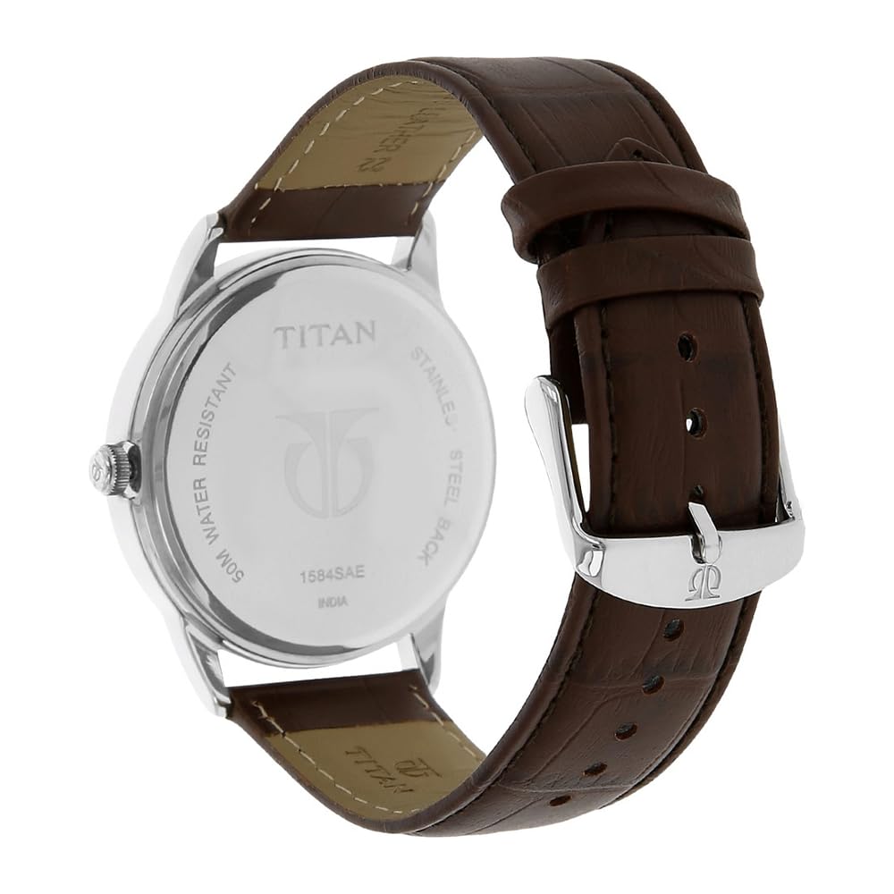 Foto 3 pulgar | Reloj Titan Otoño-invierno 19 Con Esfera Analógica Plateada Para Hombre - Venta Internacional.