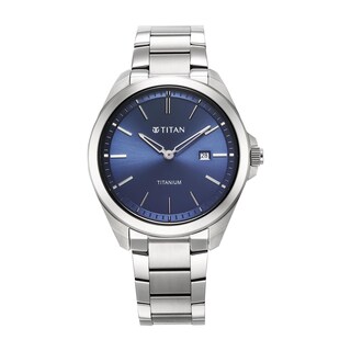 Foto 1 | Reloj Titan para Hombre 90177TM01 Plateado - Venta Internacional
