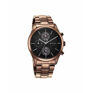 Foto 5 | Reloj Titan para Hombre 1805QM04 Marrón - Venta Internacional