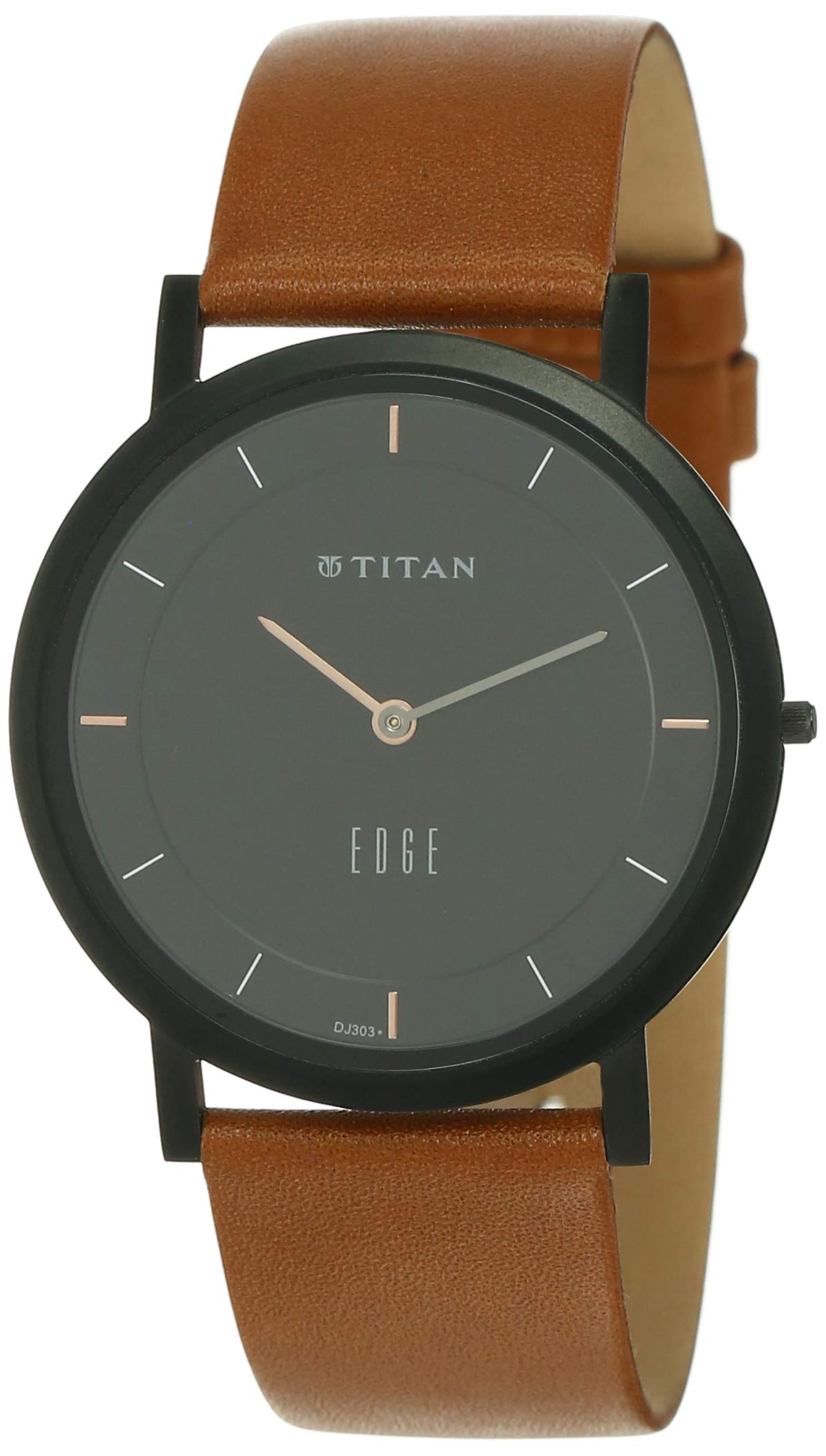 Foto 1 | Reloj Titan Edge para Hombre Marrón - Venta Internacional