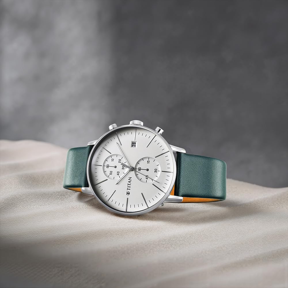 Foto 3 | Reloj Titan para Hombre NR90146SL01 Verde - Venta Internacional