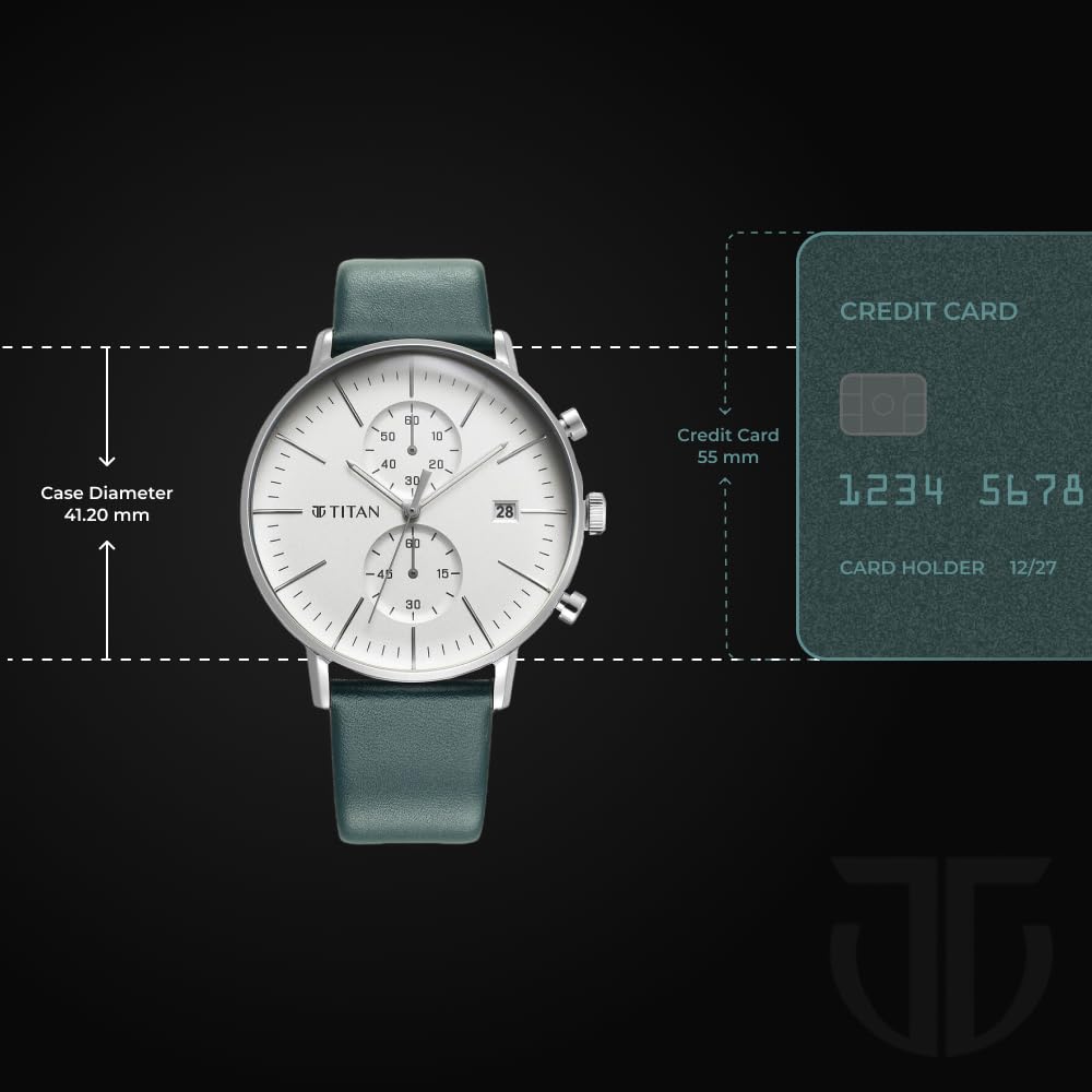 Foto 6 | Reloj Titan para Hombre NR90146SL01 Verde - Venta Internacional