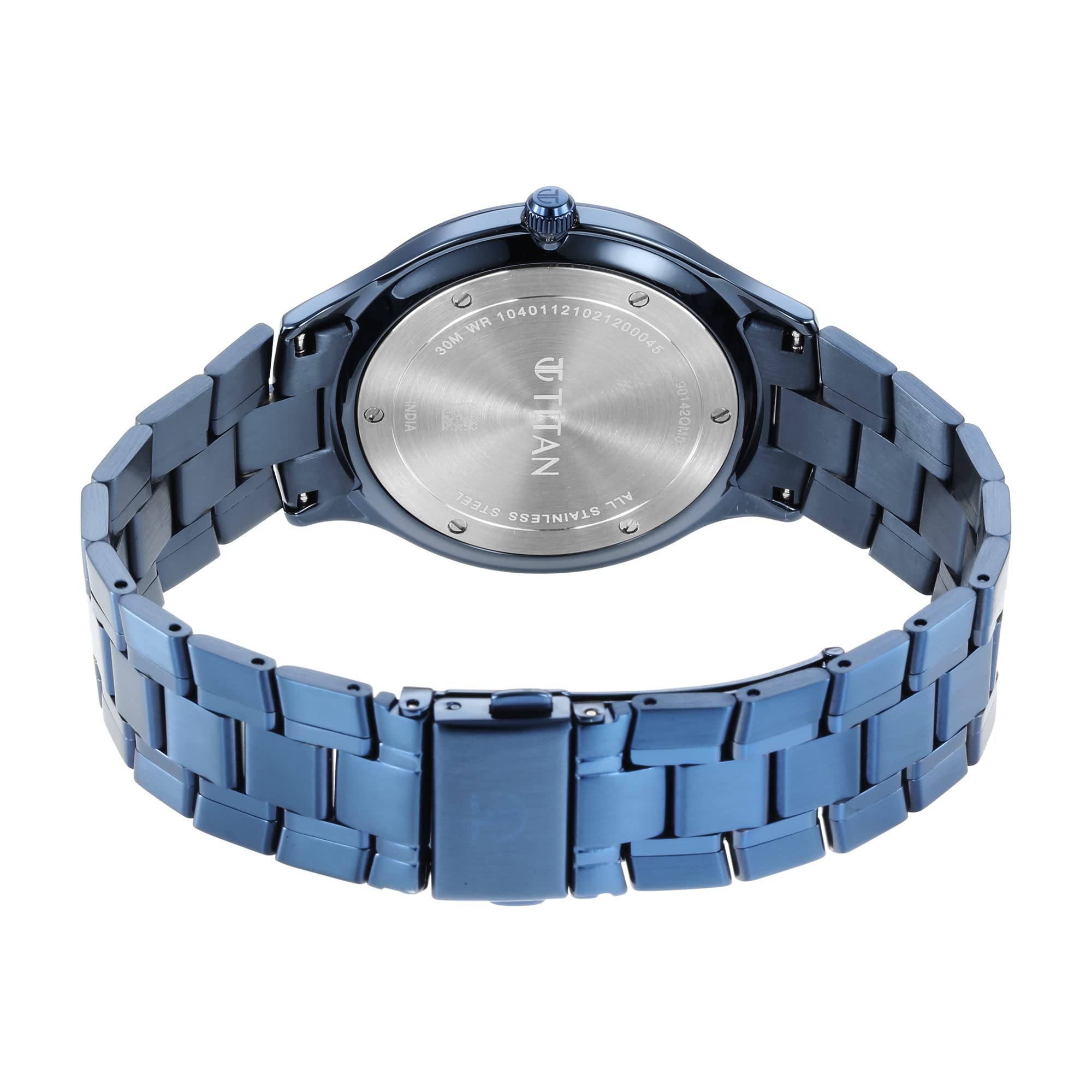 Foto 3 | Reloj Titan para Hombre 90142QM01 Azul - Venta Internacional