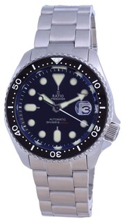 Foto 1 | Reloj De Buceo Ratio Freediver Rtb200 Automático 200 M Para Hombre, Negro - Venta Internacional.