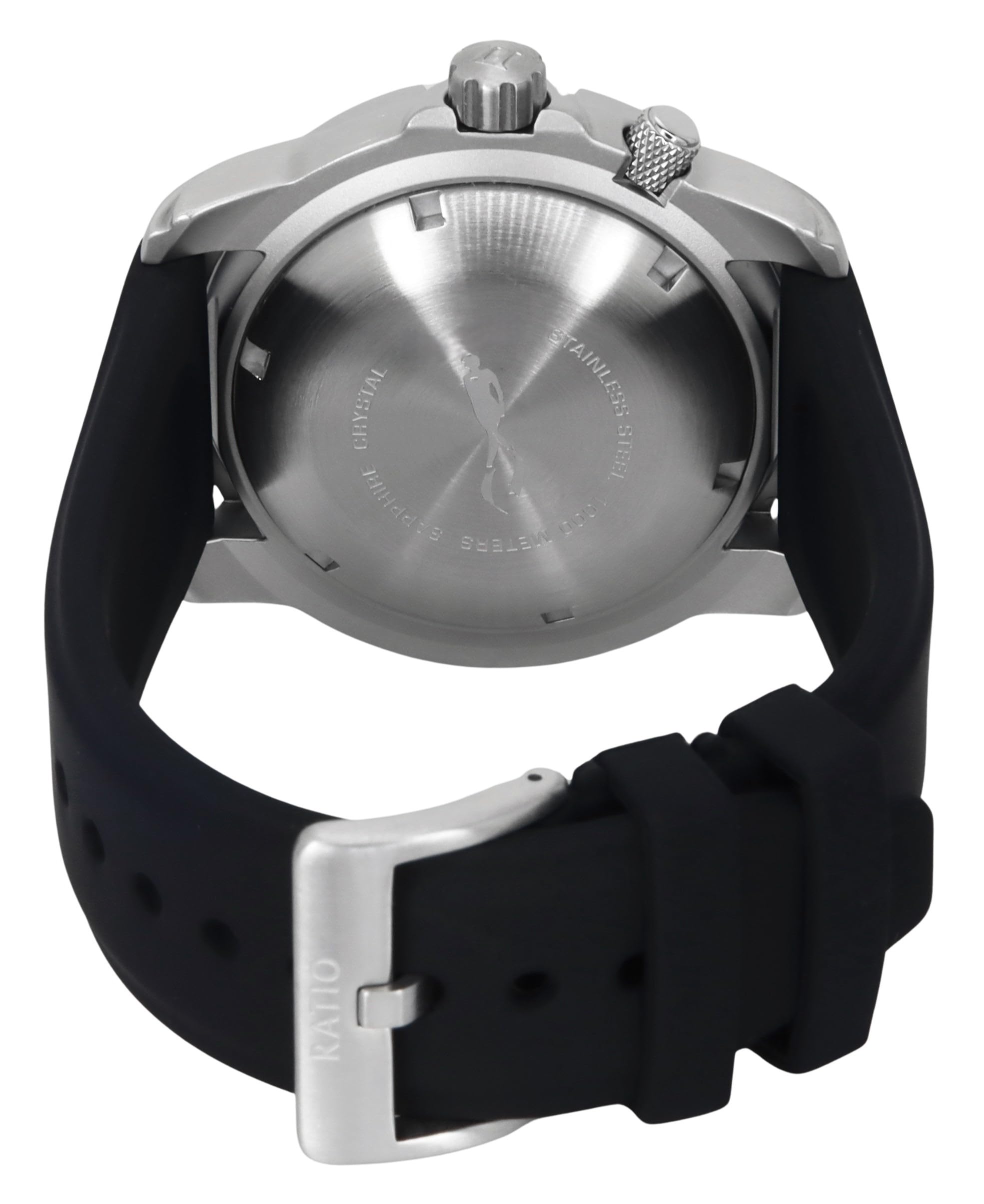 Foto 4 pulgar | Reloj De Buceo Ratio Freediver Helium-safe 1000m Para Hombre, Color Naranja - Venta Internacional.