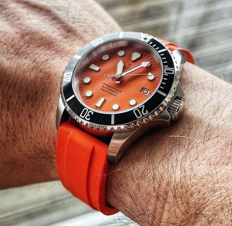 Foto 6 | Reloj Diver Ratio Freediver Con Cristal De Zafiro Resistente Al Agua Hasta 200 M - Venta Internacional.