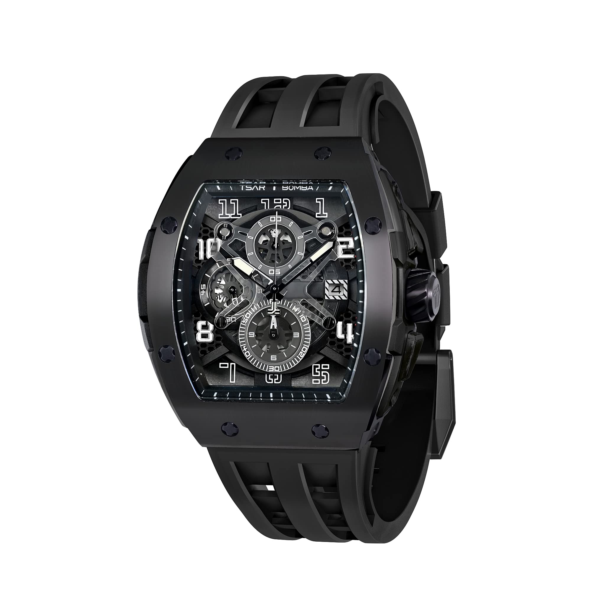 Reloj Tsar Bomba Tonneau Luxury Waterproof 50 M Para Hombre - Venta Internacional.