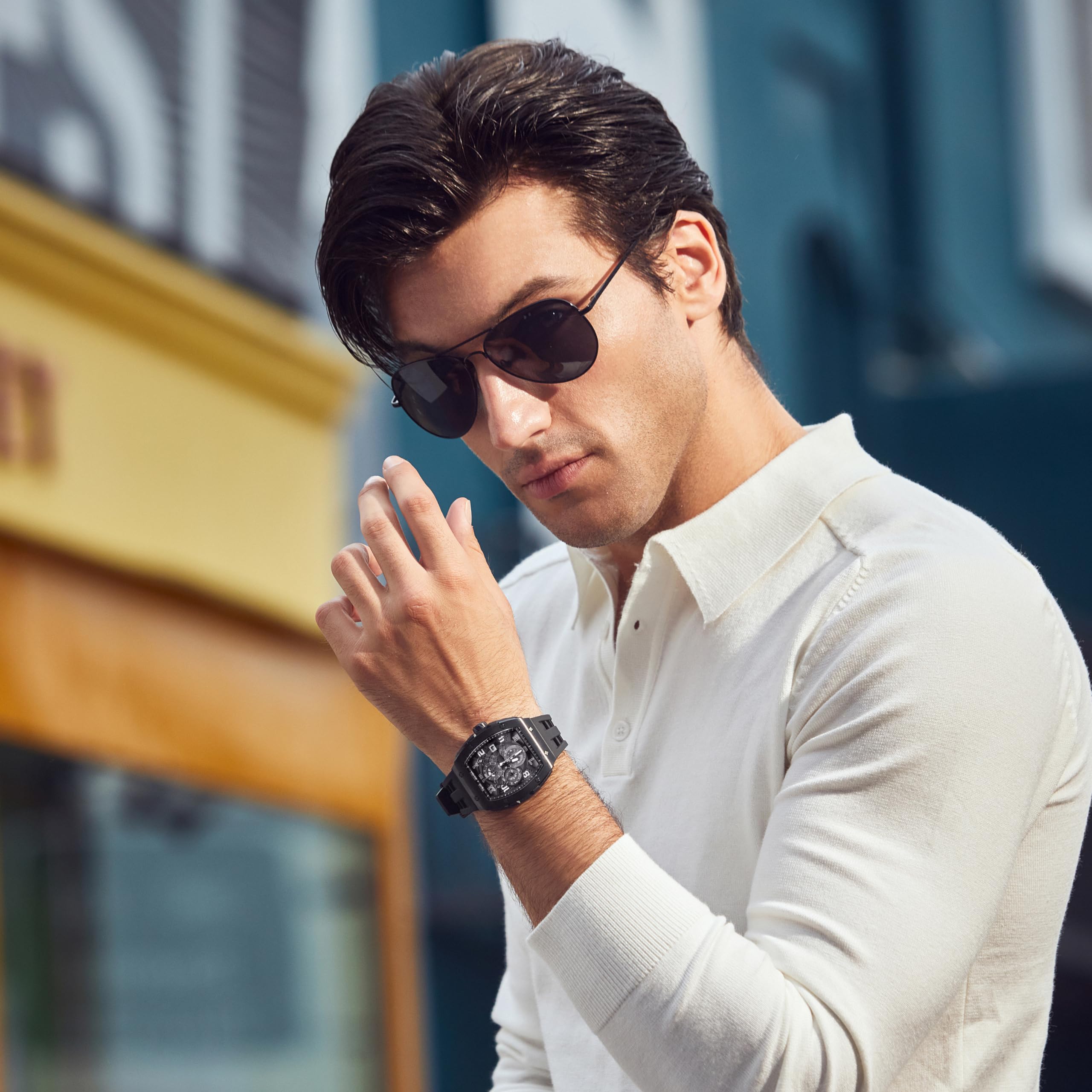 Foto 3 pulgar | Reloj Tsar Bomba Tonneau Luxury Waterproof 50 M Para Hombre - Venta Internacional.