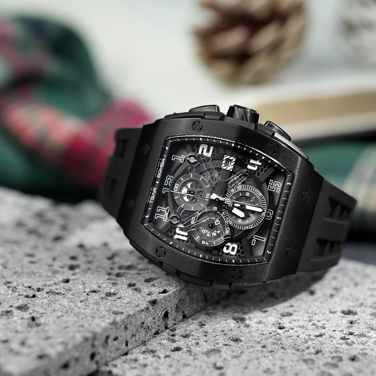 Foto 4 pulgar | Reloj Tsar Bomba Tonneau Luxury Waterproof 50 M Para Hombre - Venta Internacional.