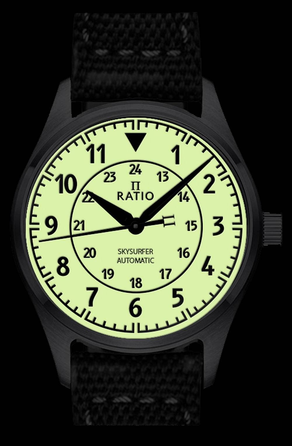 Foto 5 pulgar | Reloj Analógico Ratio Skysurfer Pilot Style, Resistente Al Agua, 200 M - Venta Internacional.