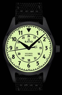 Foto 4 | Reloj Analógico Ratio Skysurfer Pilot Style, Resistente Al Agua, 200 M - Venta Internacional.