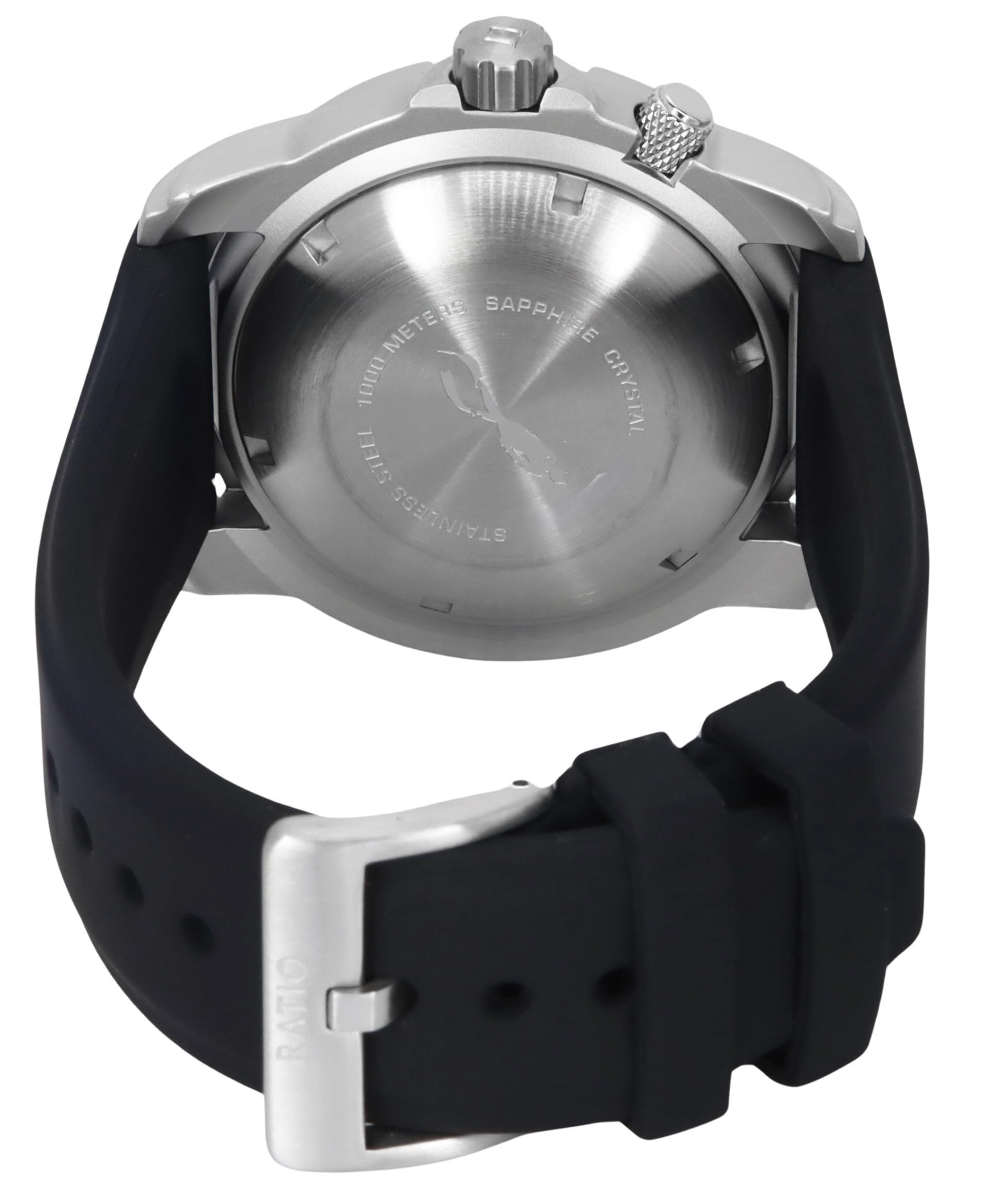 Foto 4 pulgar | Reloj De Buceo Ratio Freediver Helium-safe 1000m Para Hombre, Color Amarillo - Venta Internacional.