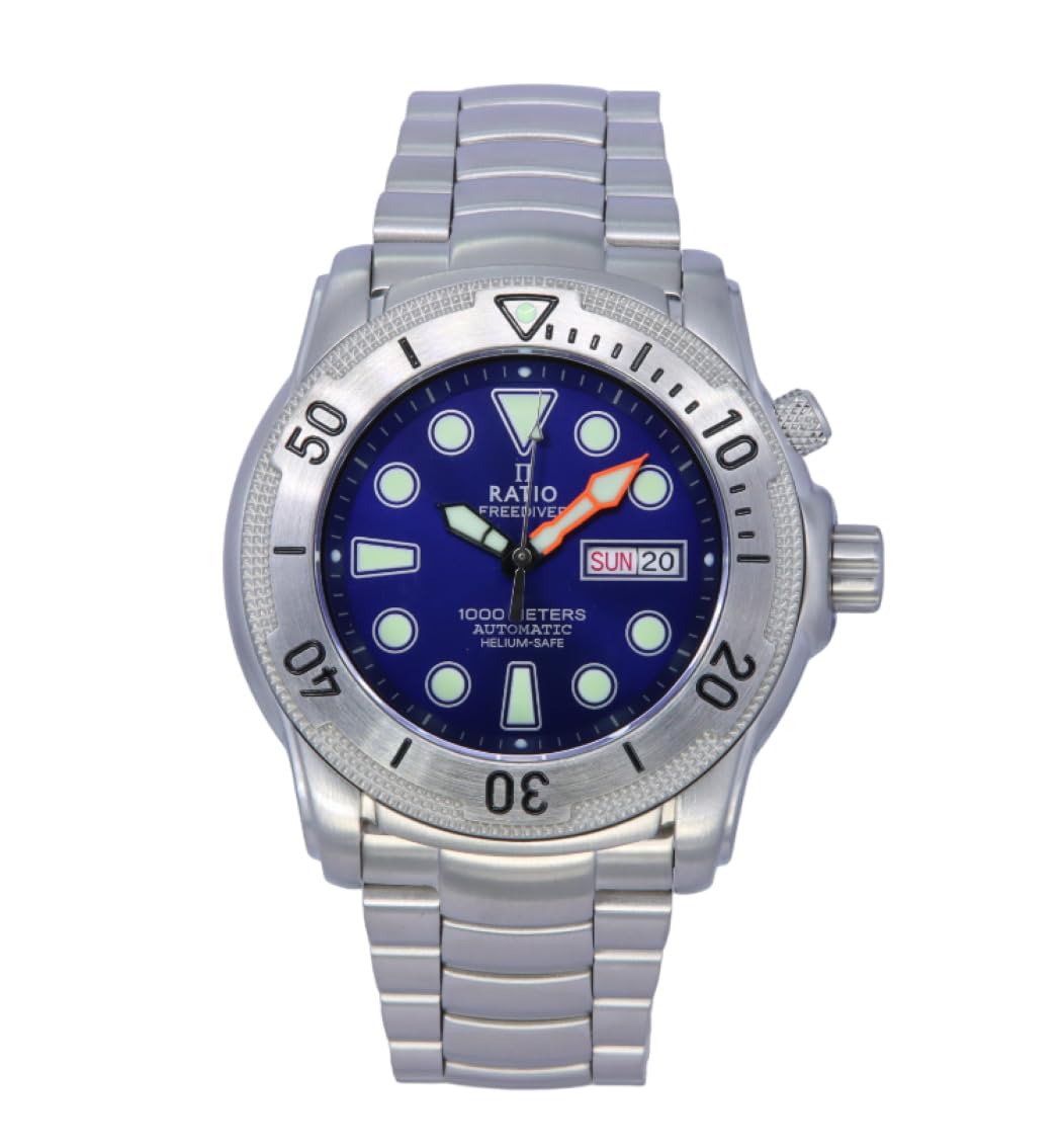 Foto 2 pulgar | Reloj Diver Ratio Free Diver Helium-safe 1000 M Para Hombre - Venta Internacional.
