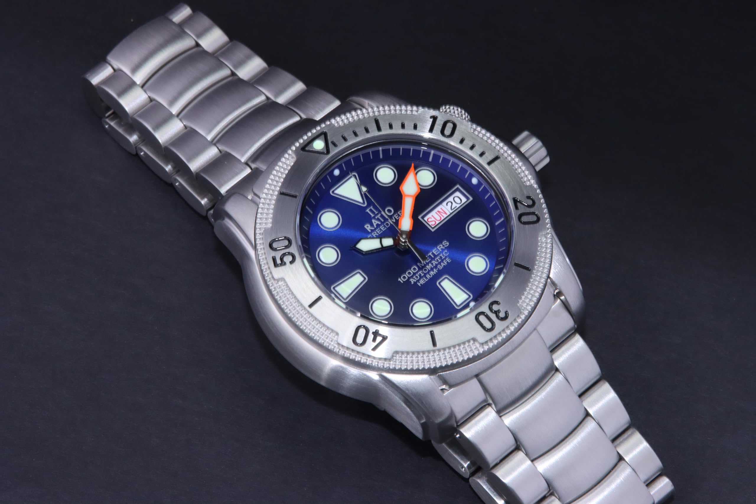 Foto 6 pulgar | Reloj Diver Ratio Free Diver Helium-safe 1000 M Para Hombre - Venta Internacional.