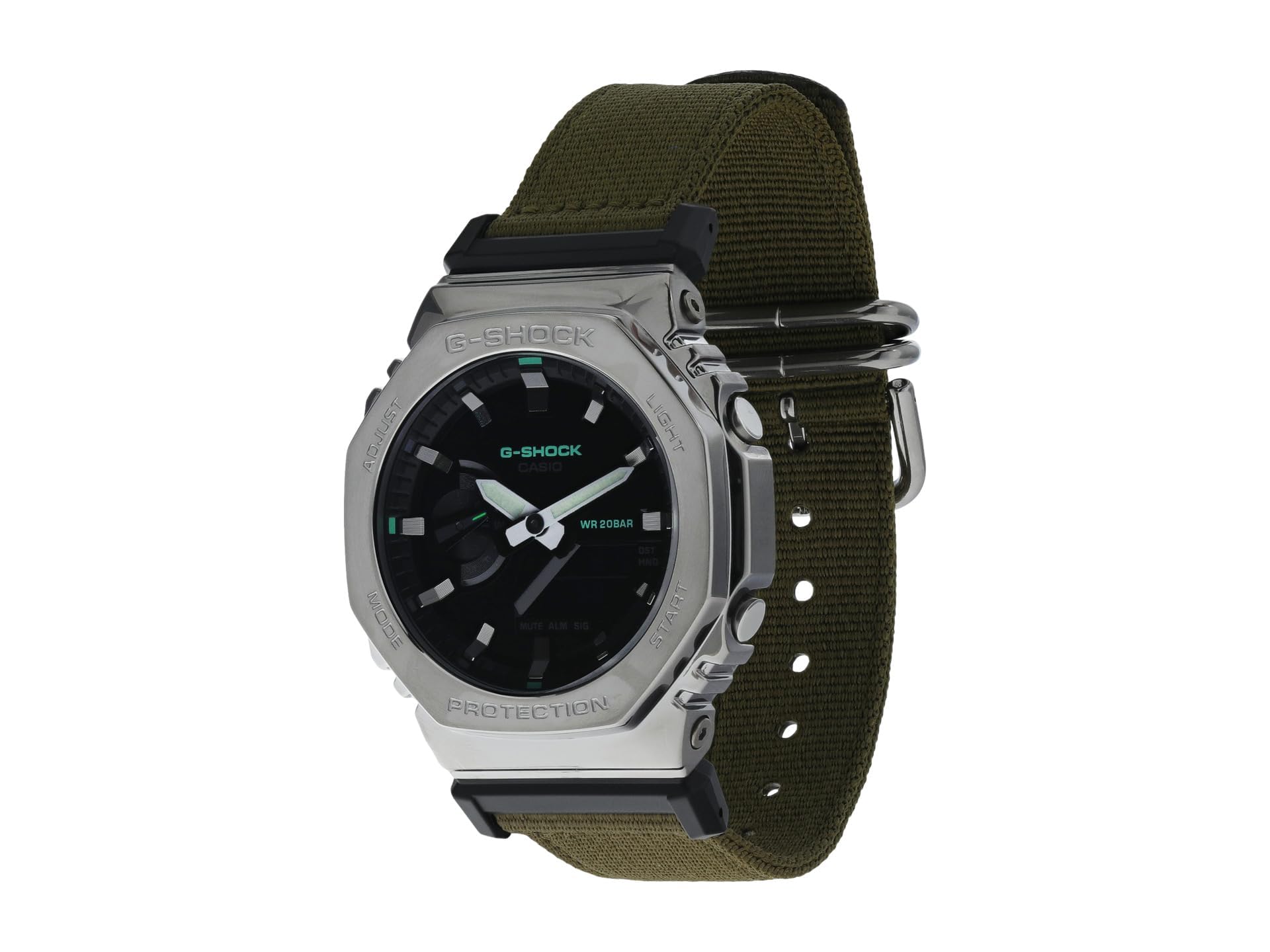 Foto 2 pulgar | Funda Y Correa De Resina Verde Para Reloj G-shock Gm2100cb-3a - Venta Internacional.