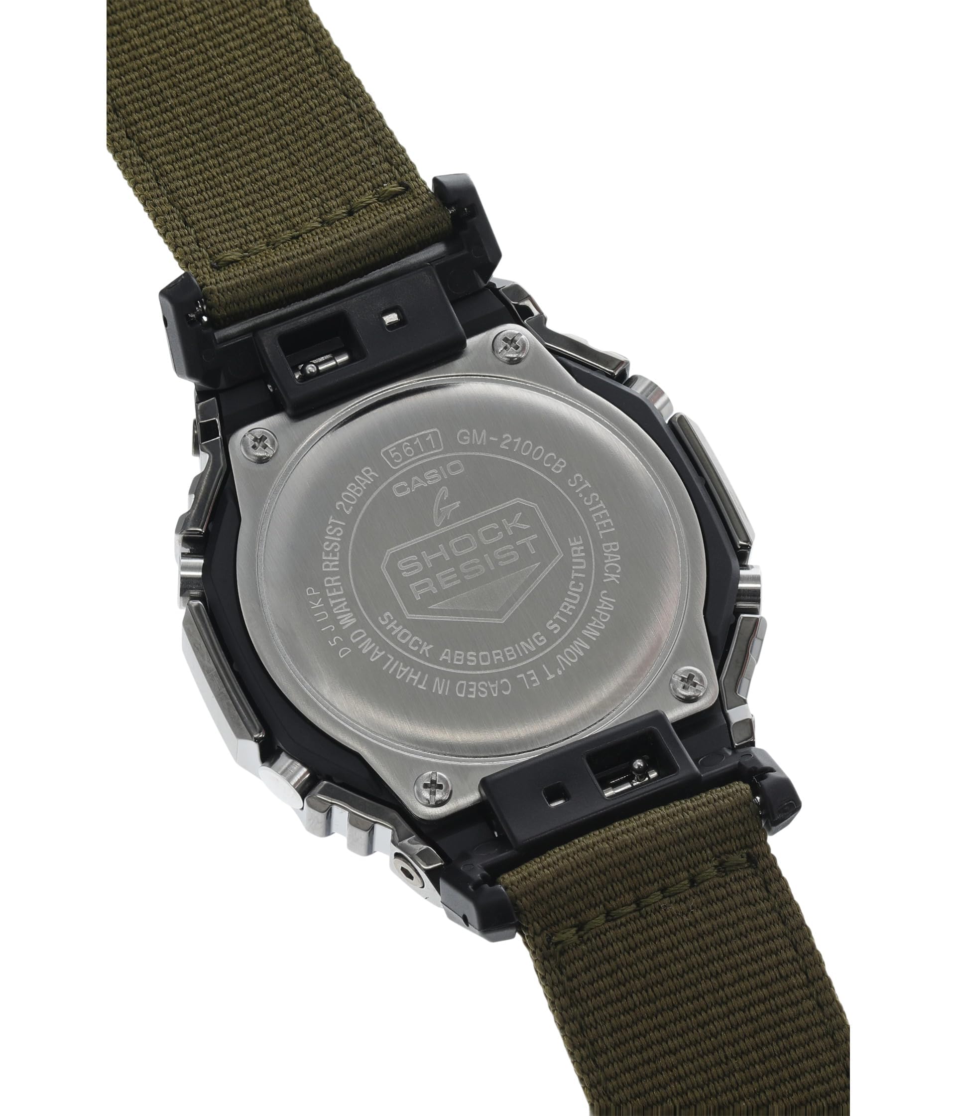 Foto 3 pulgar | Funda Y Correa De Resina Verde Para Reloj G-shock Gm2100cb-3a - Venta Internacional.