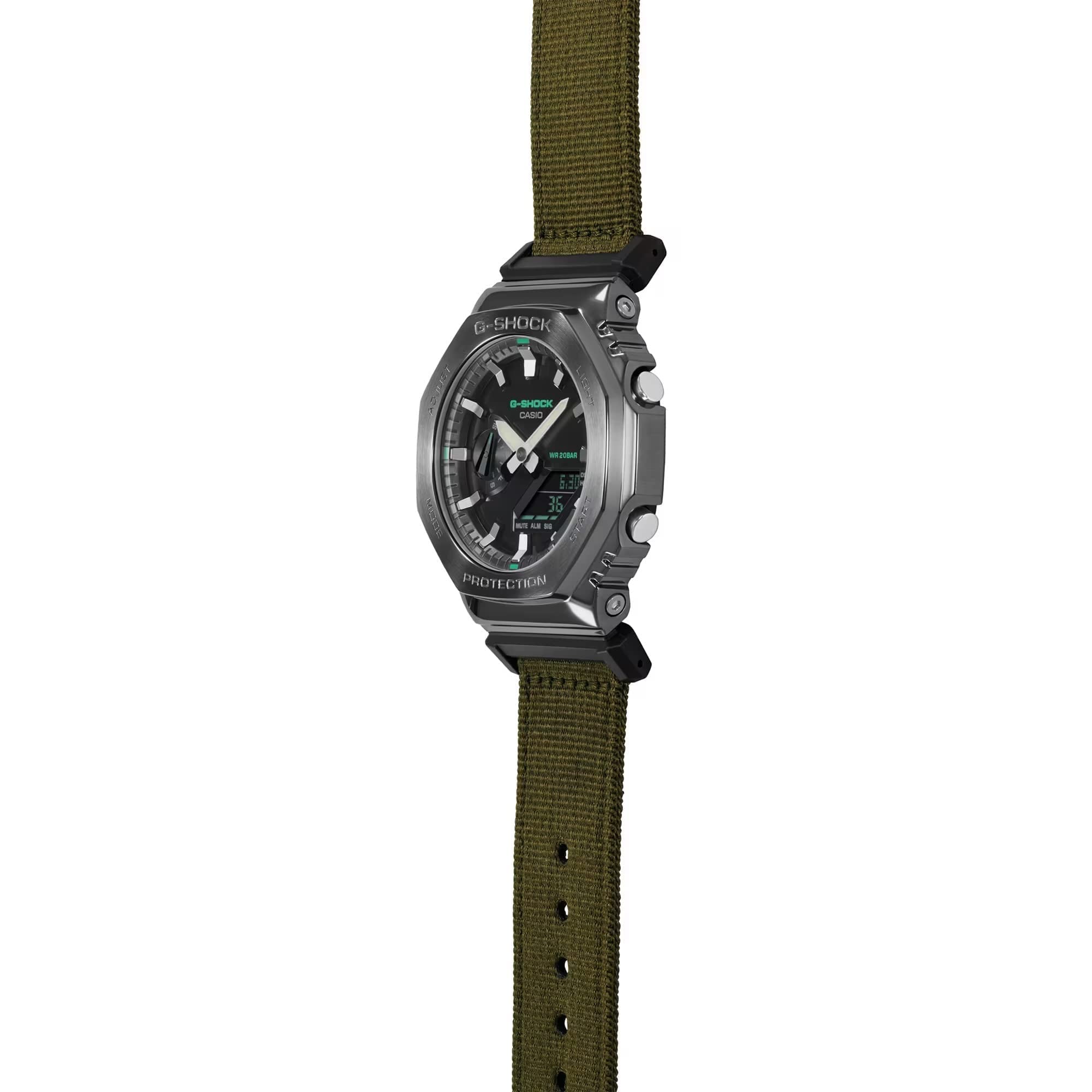 Foto 6 pulgar | Funda Y Correa De Resina Verde Para Reloj G-shock Gm2100cb-3a - Venta Internacional.