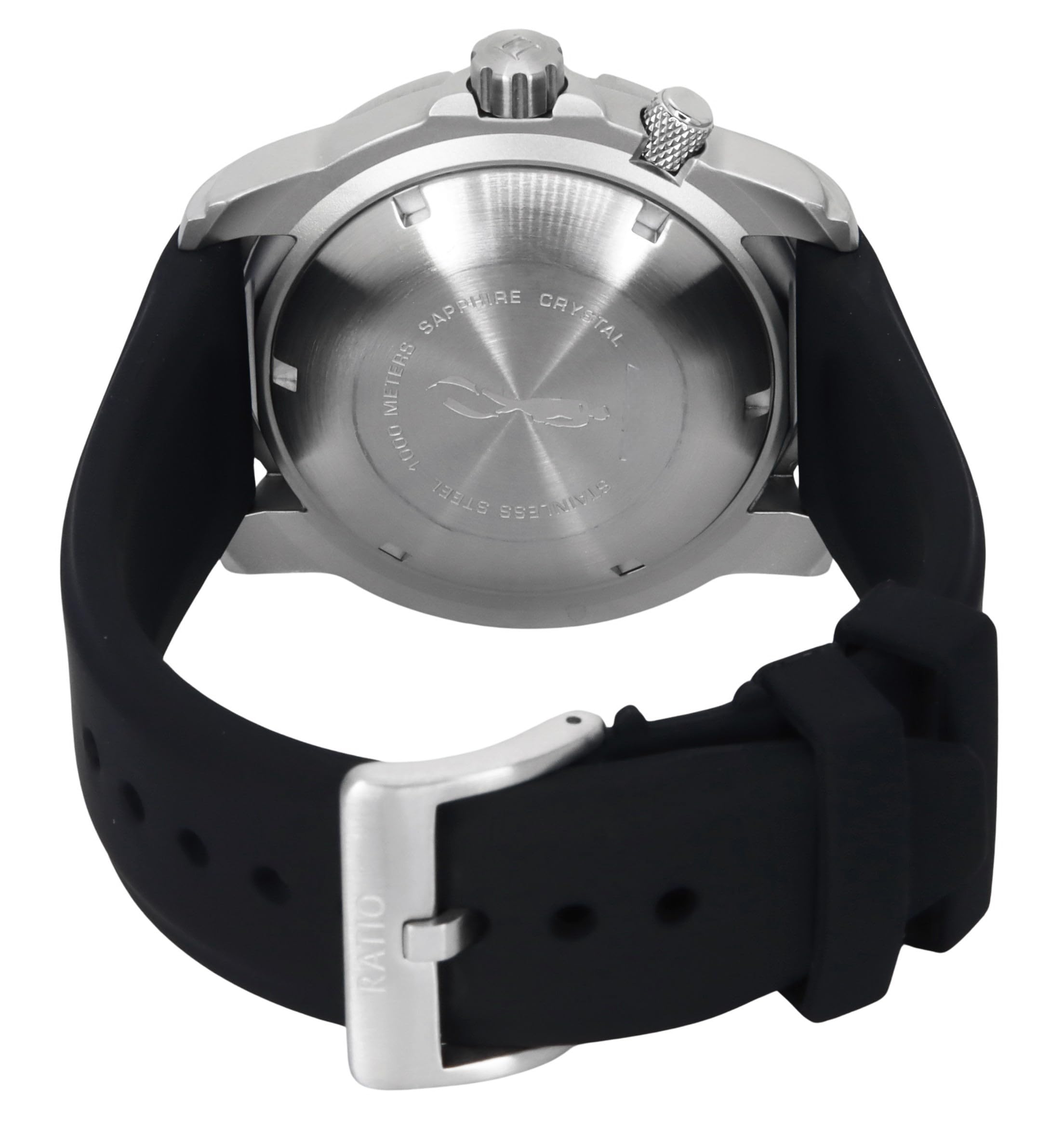 Foto 4 pulgar | Reloj De Buceo Ratio Freediver Helium-safe 1000m Para Hombre, Color Negro - Venta Internacional.