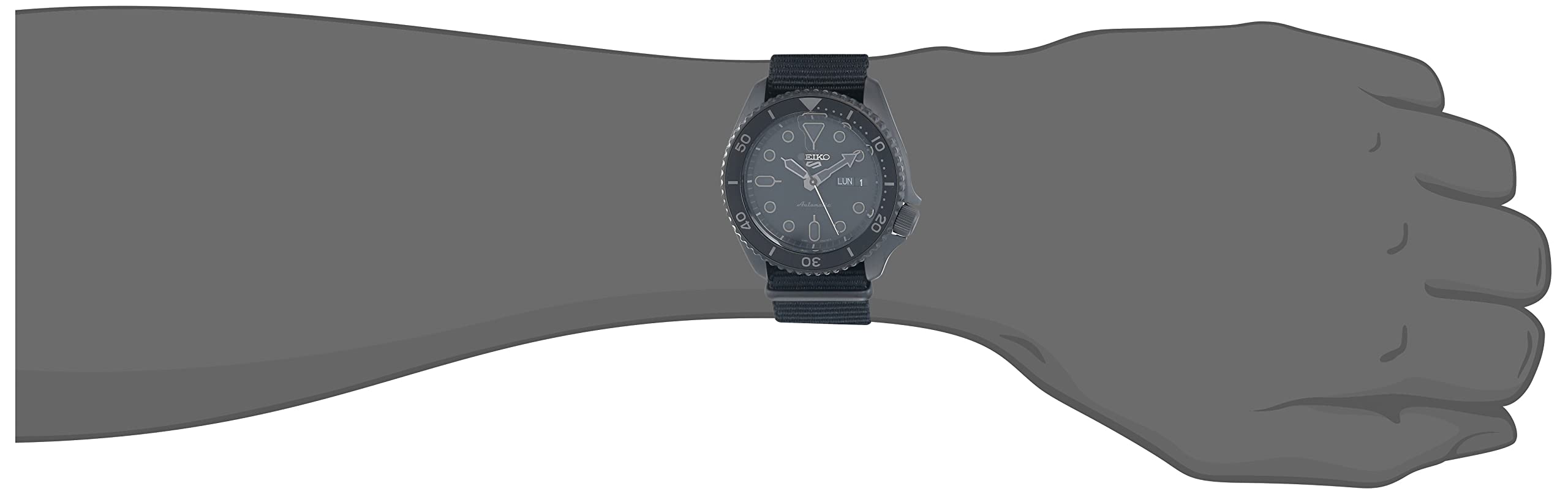 Foto 7 pulgar | Reloj Seiko Srpd79k1 Analógico Automático Para Hombre Con Correa De Tela - Venta Internacional.