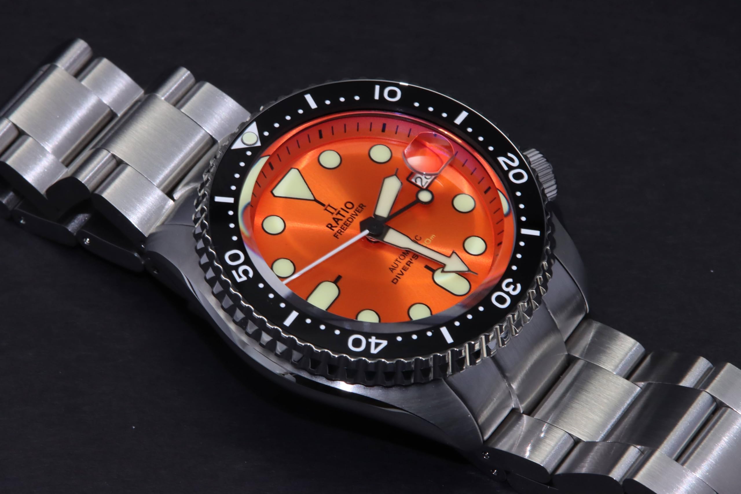 Foto 7 pulgar | Reloj De Buceo Ratio Freediver Sapphire Crystal 200 M Para Hombre - Venta Internacional.