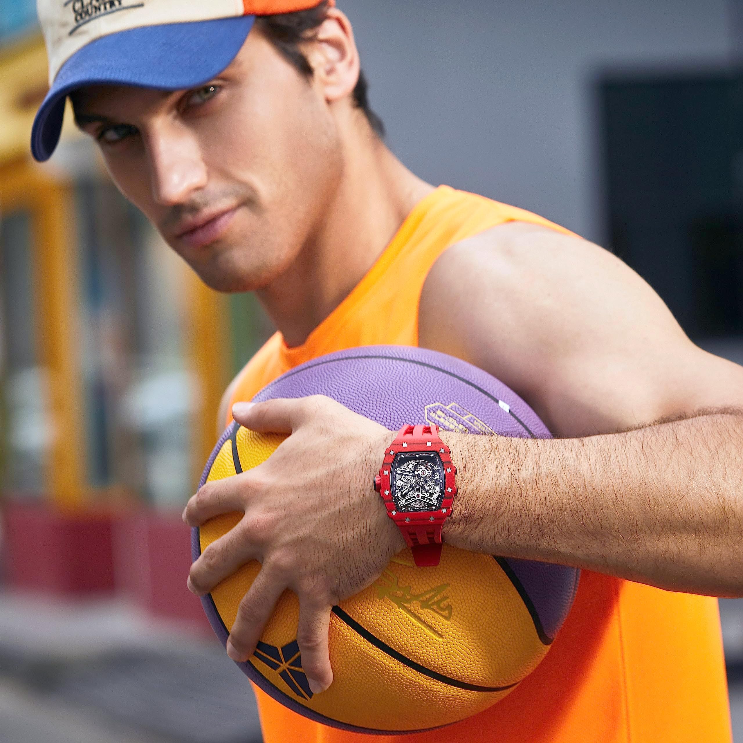 Foto 3 pulgar | Reloj Tsar Bomba Rojo para Hombre-Venta Internacional