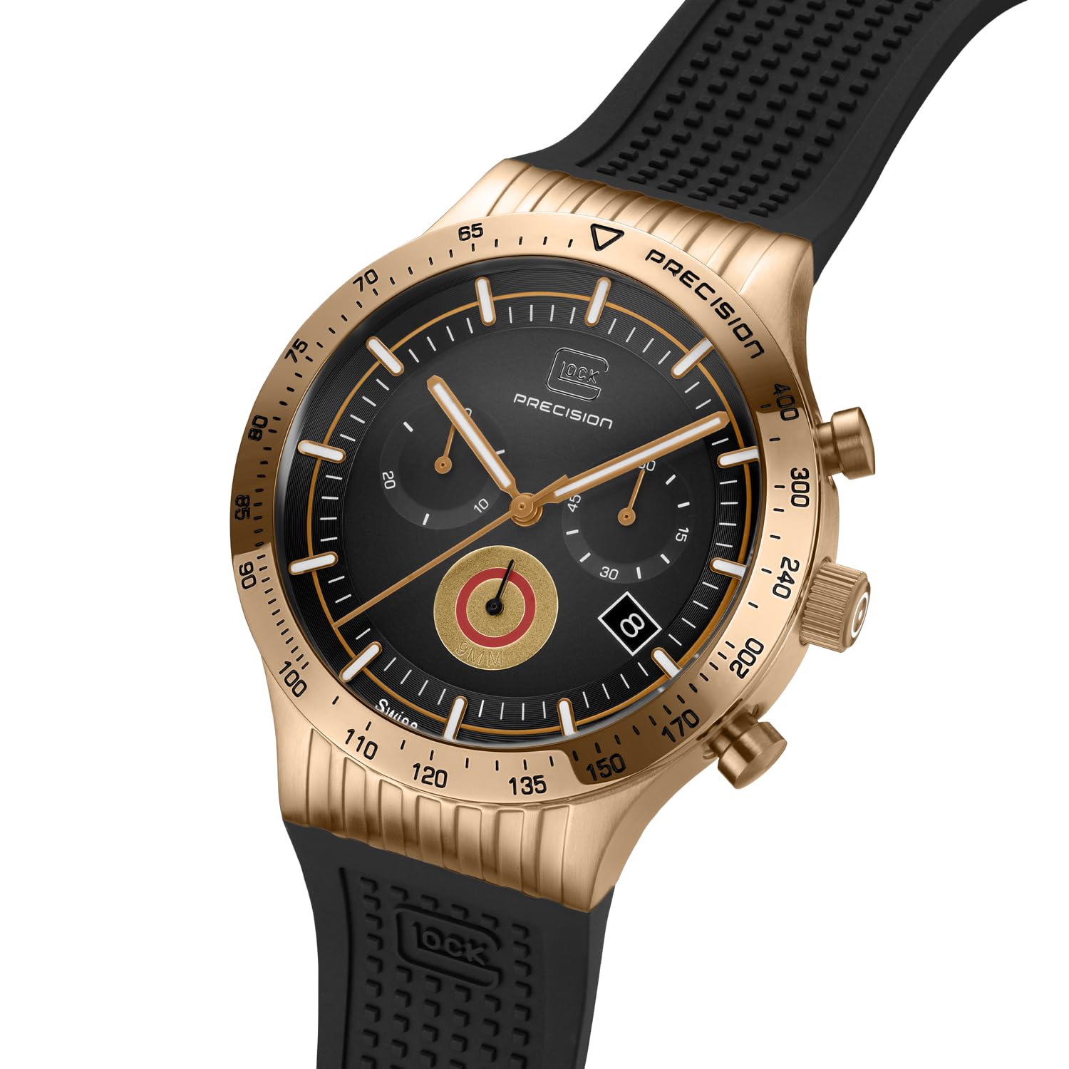 Foto 4 pulgar | Reloj Glock Gw-34-1-24 Para Hombre Con Caja De 43 Mm Y Correa Negra - Venta Internacional.