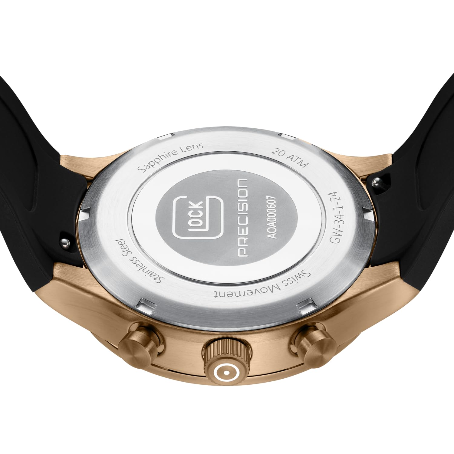 Foto 6 pulgar | Reloj Glock Gw-34-1-24 Para Hombre Con Caja De 43 Mm Y Correa Negra - Venta Internacional.
