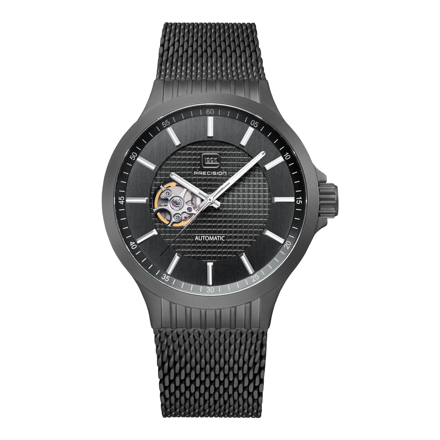 Reloj Glock Automático De 44 Mm Para Hombre Con Caja De Acero Inoxidable - Venta Internacional.
