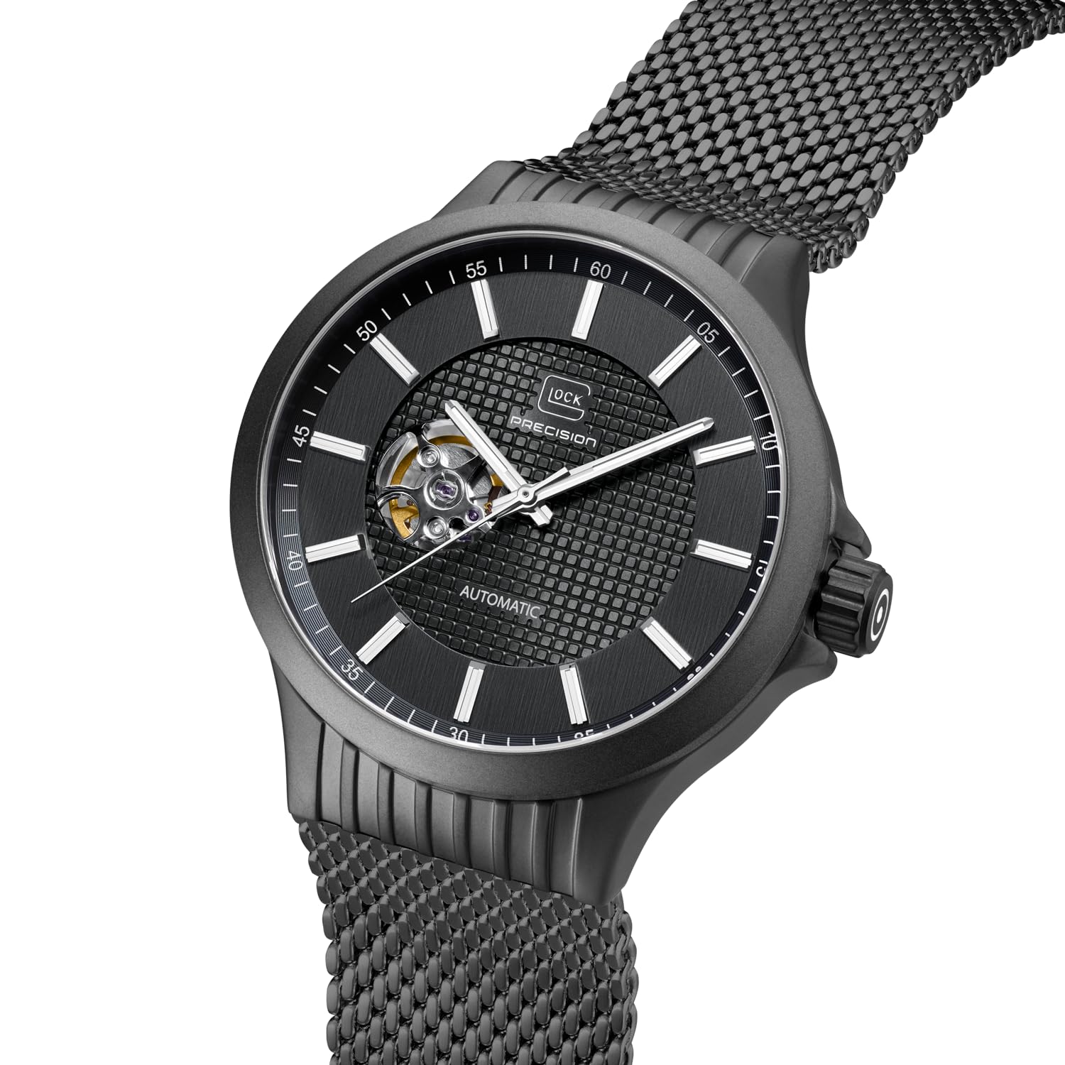Foto 4 pulgar | Reloj Glock Automático De 44 Mm Para Hombre Con Caja De Acero Inoxidable - Venta Internacional.