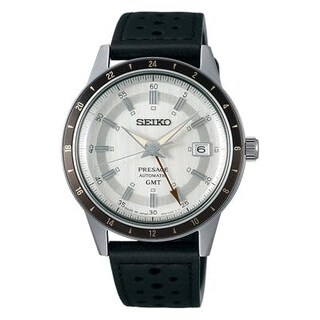 Foto 1 | Reloj Seiko Presage Automatic Gmt Para Hombre Con Esfera Gris - Venta Internacional.