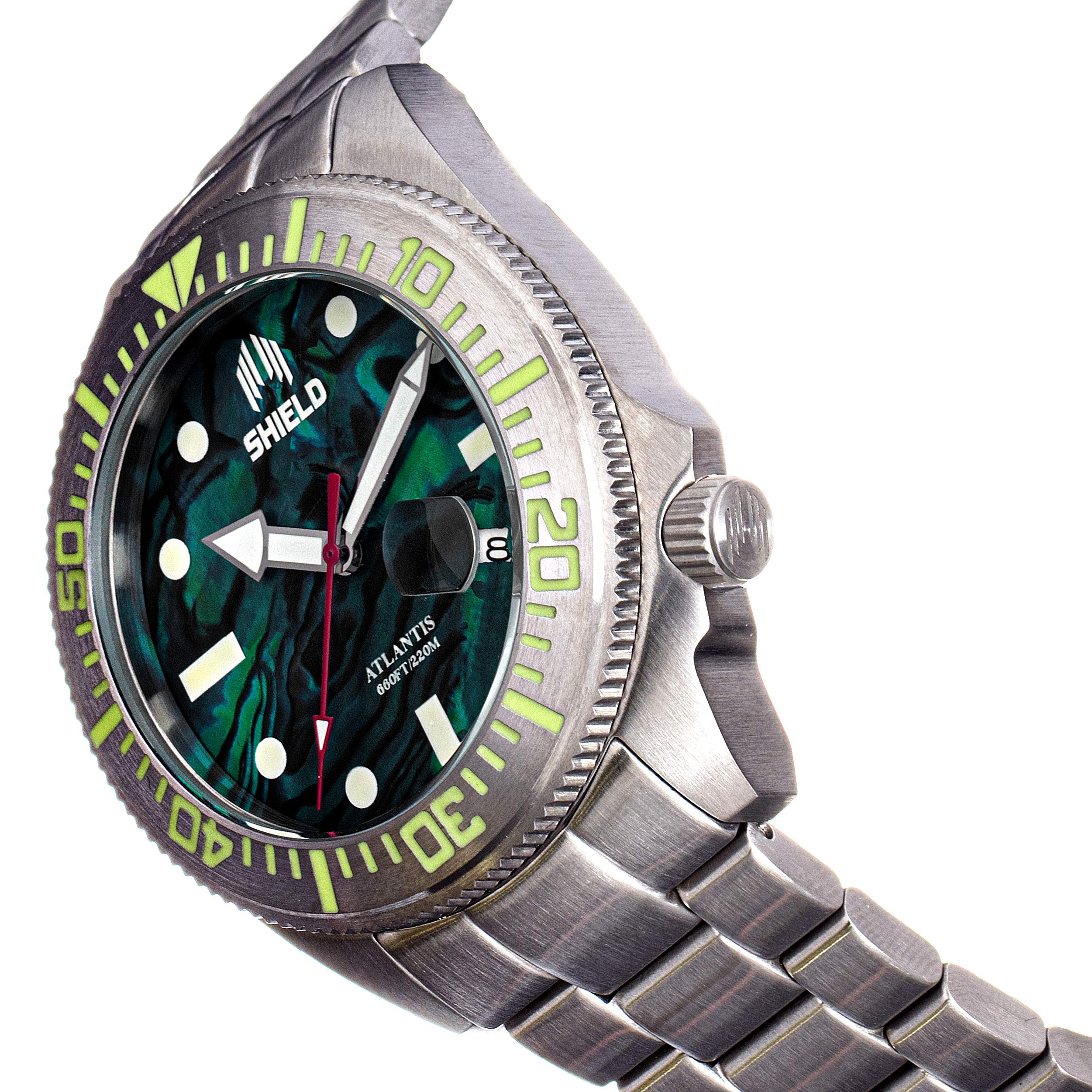 Foto 4 pulgar | Watch Shield Atlantis Abalone W/date 200 M Wr Para Hombre - Venta Internacional.