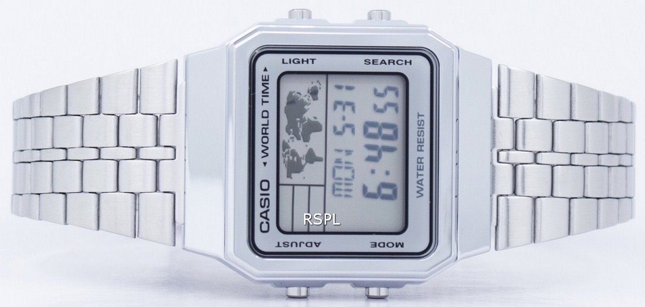 Foto 5 | Reloj Casio Alarm World Time A500wa-7df para Hombre - Venta Internacional