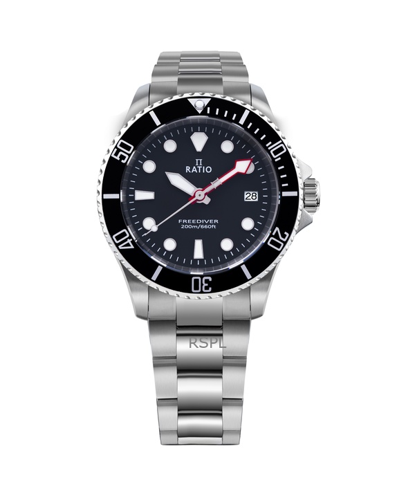 Reloj Ratio Freediver Rtf031 Quartz Para Hombre Con Esfera Negra - Venta Internacional.