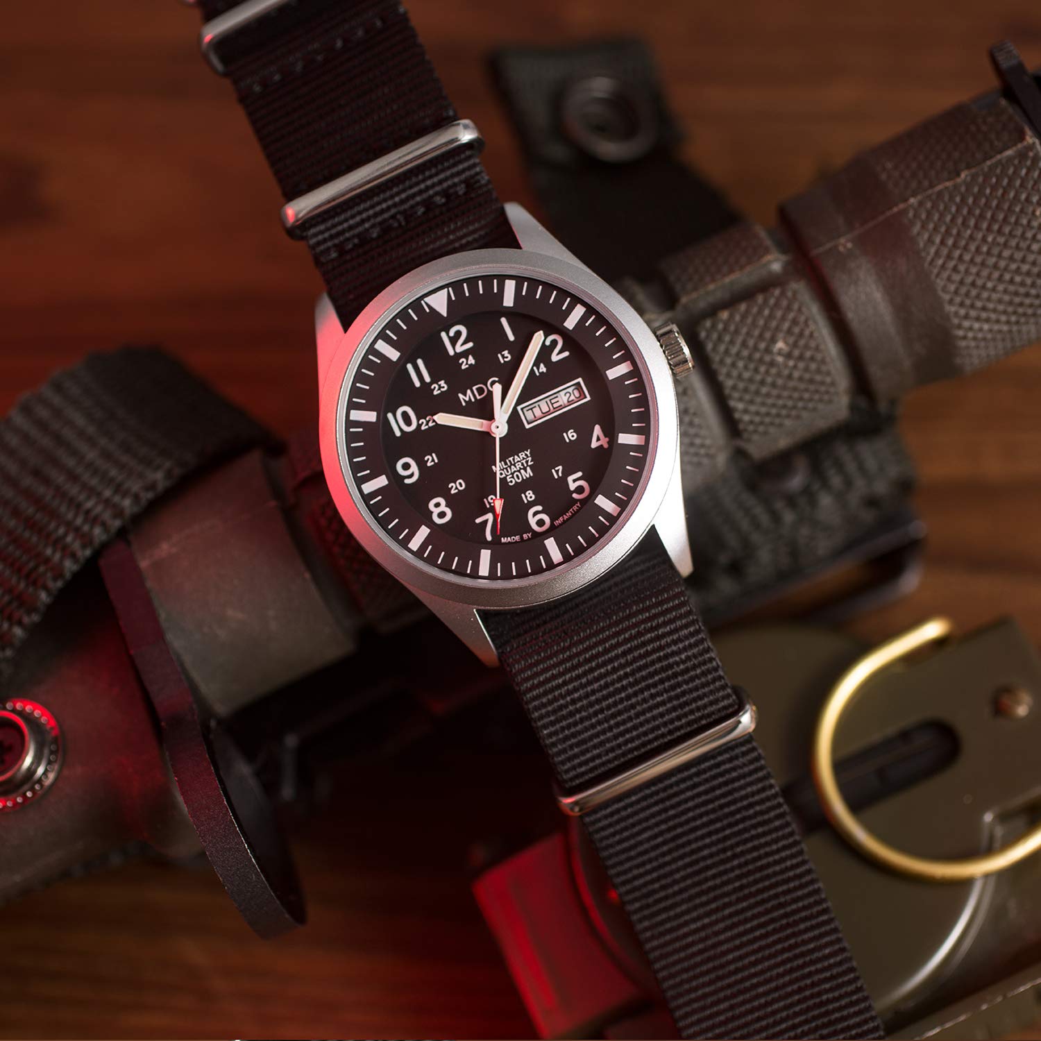 Foto 2 | Reloj Infantry Military Tactical A Prueba De Agua Para Hombre - Venta Internacional.