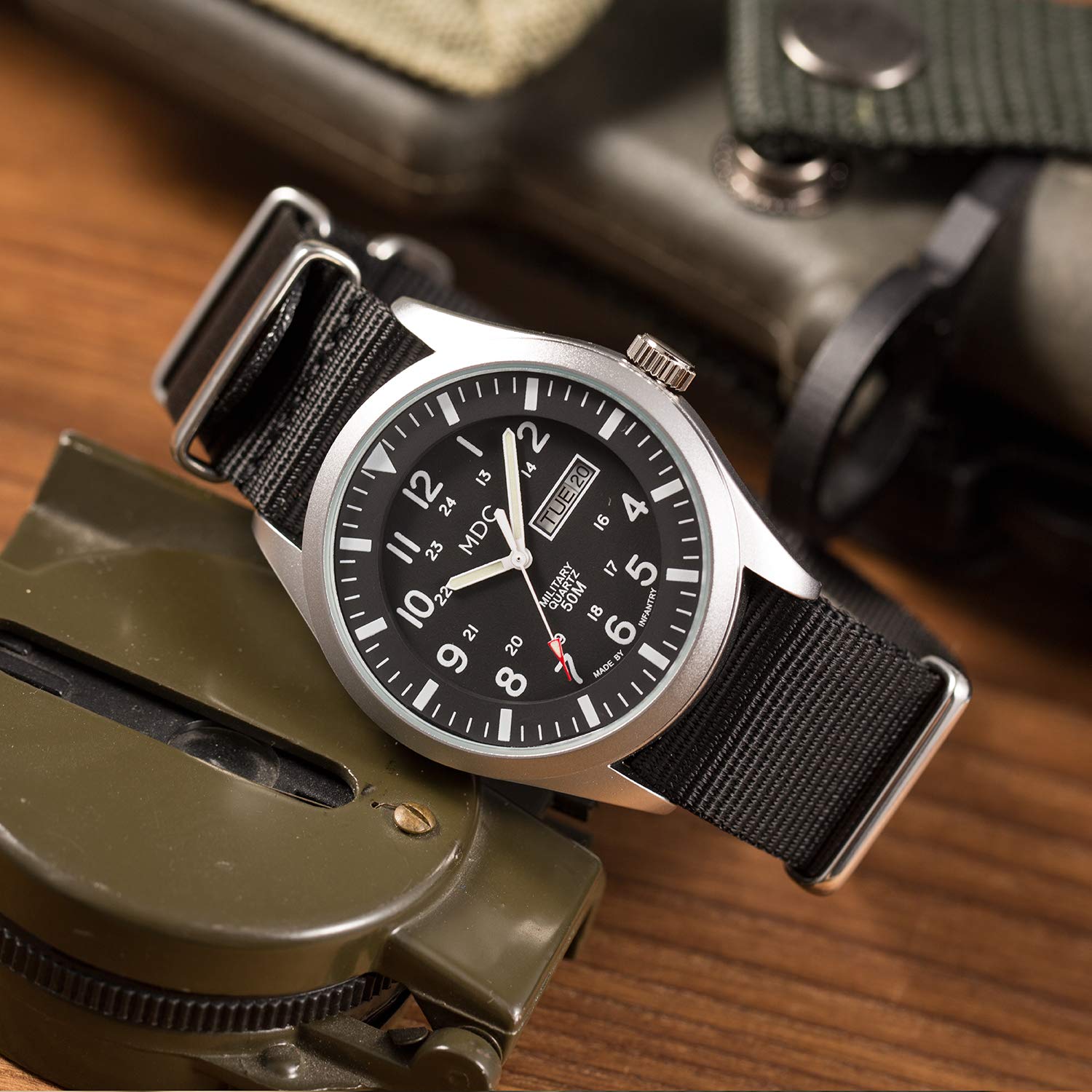 Foto 3 | Reloj Infantry Military Tactical A Prueba De Agua Para Hombre - Venta Internacional.