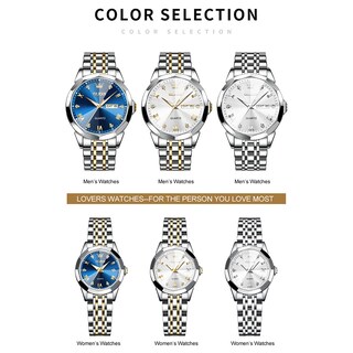 Foto 5 | Reloj Olevs Azul Plateado Y Dorado Para Hombre De Acero Inoxidable - Venta Internacional.
