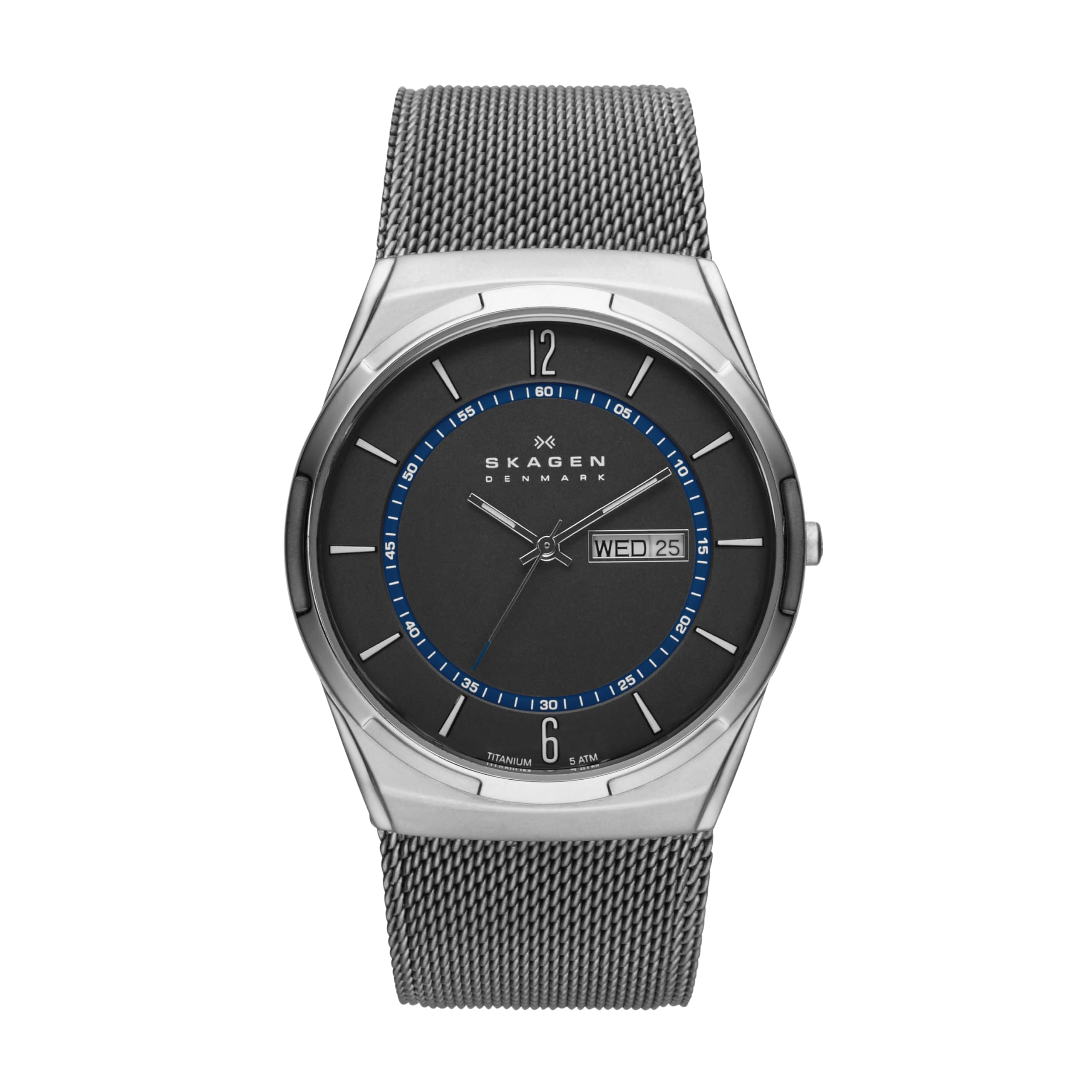Reloj Skagen Melbye De Titanio Con Tres Manecillas Para Hombre - Venta Internacional.